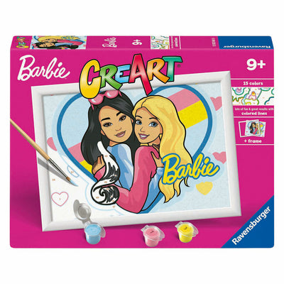 Ravensburger creart peinture par numéros - barbie duo