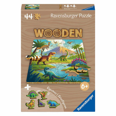 Ravensburger puzzle en bois dinosaure - 44 pcs.