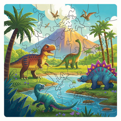 Ravensburger puzzle en bois dinosaure - 44 pcs.