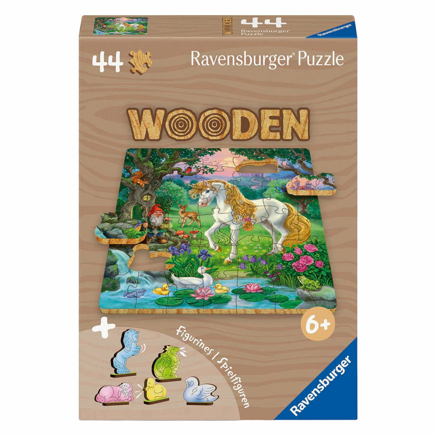 Ravensburger puzzle en bois licorne - 44 pcs.