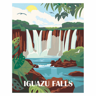 Ravensburger creart peinture par numéro - cascades d'iguazu