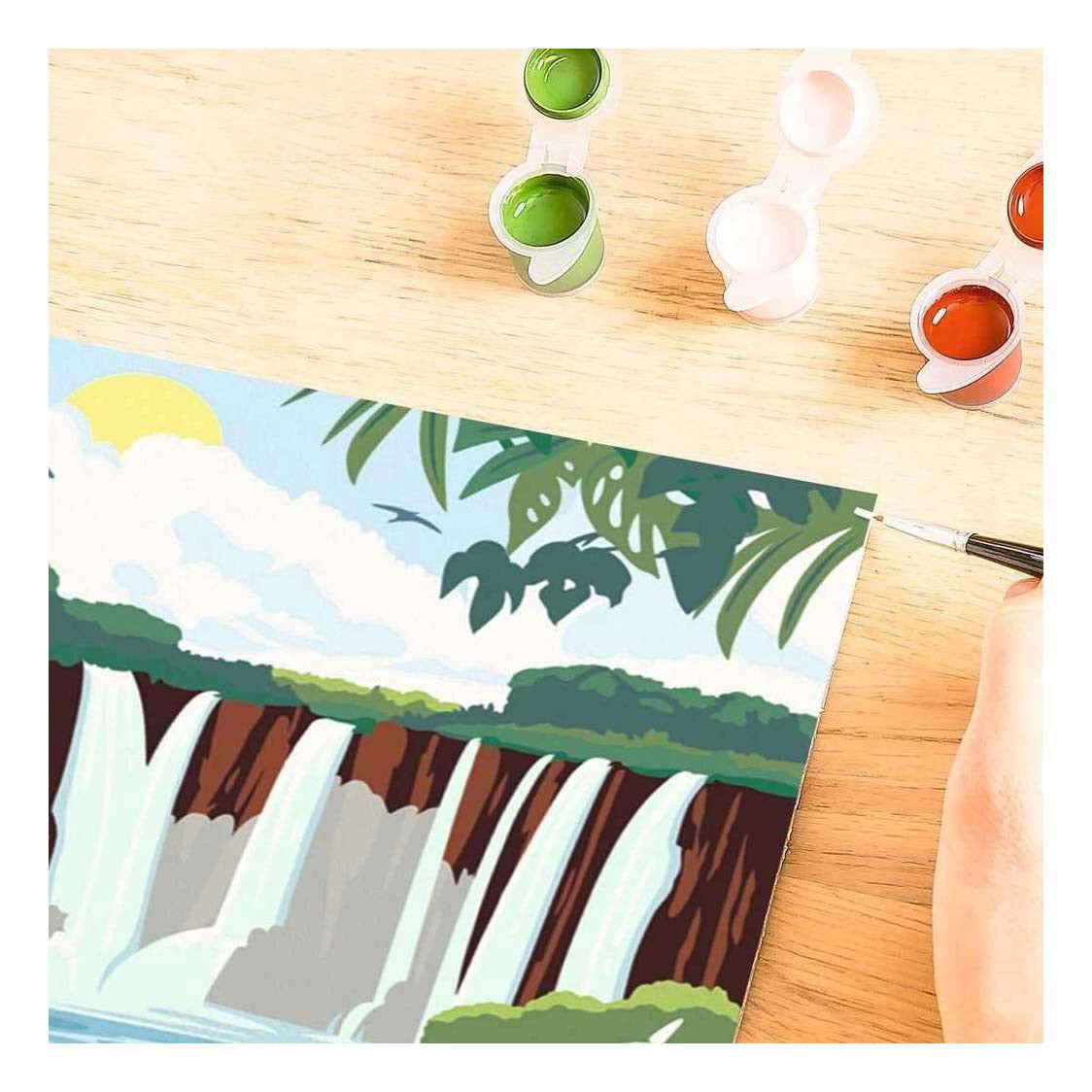 Ravensburger creart peinture par numéro - cascades d'iguazu