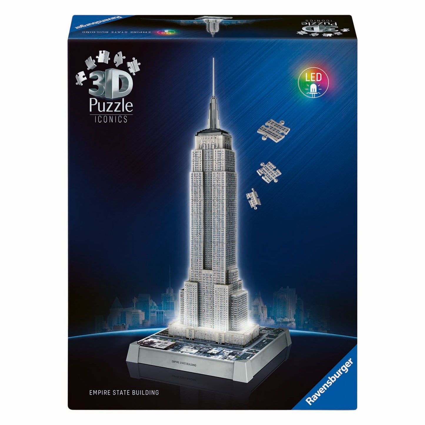 Ravensburger Puzzle 3D emblématiques de l'Empire State Building - avec lumière - 241e.