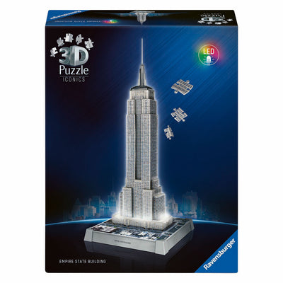 Ravensburger Puzzle 3D emblématiques de l'Empire State Building - avec lumière - 241e.