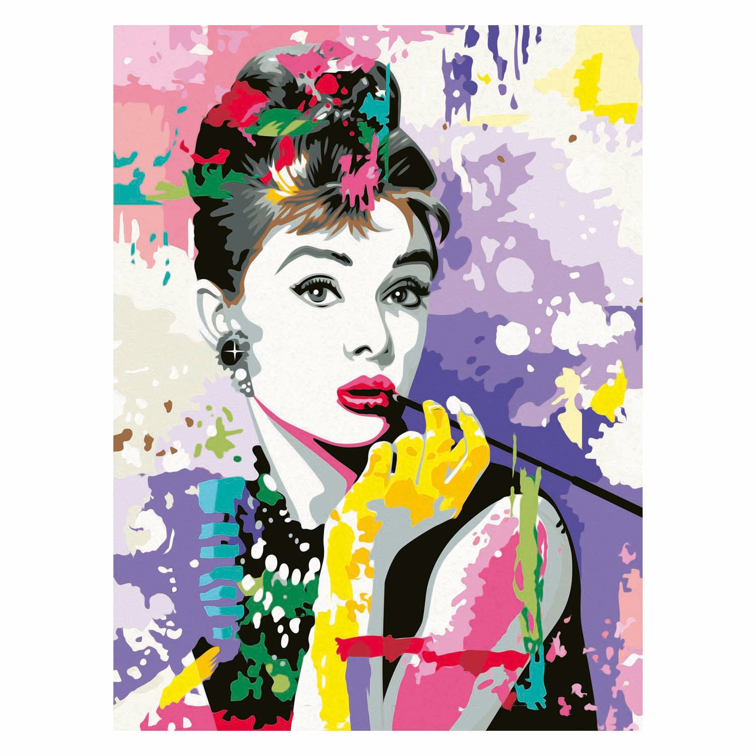 Ravensburger crée une peinture par numéro - Audrey Hepburn