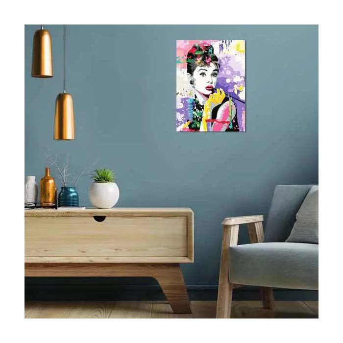 Ravensburger crée une peinture par numéro - Audrey Hepburn