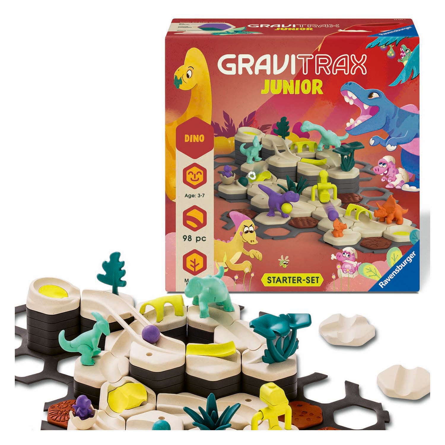 Ravensburger gravitrax junior coffret de démarrage l dinosaure