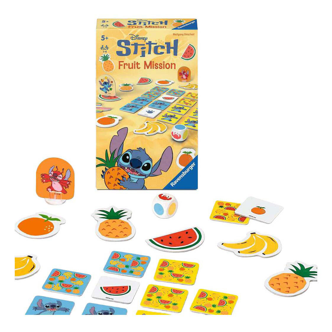Ravensburger Jeu Stitch Fruit Mission Poche | 2 pièces