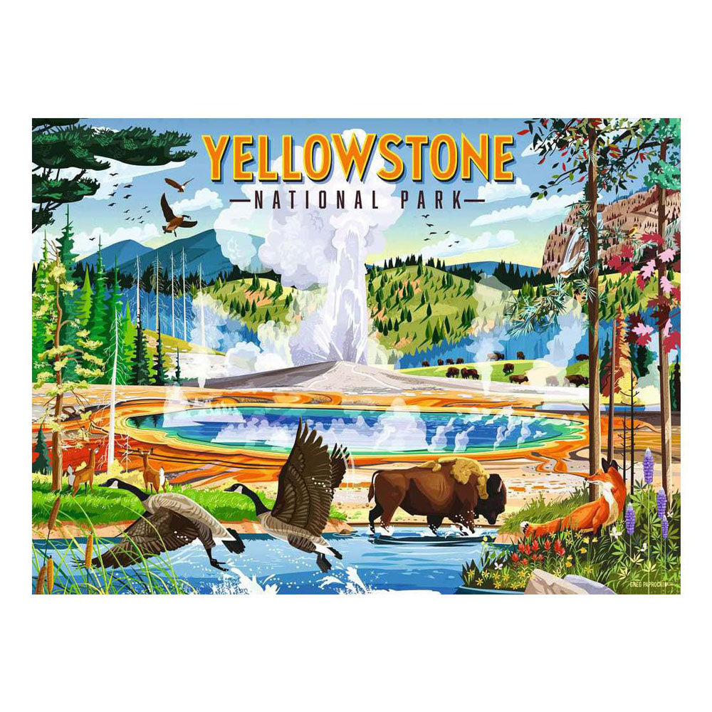Ravensburger puzzle Parc national de Yellowstone - 500 pcs.