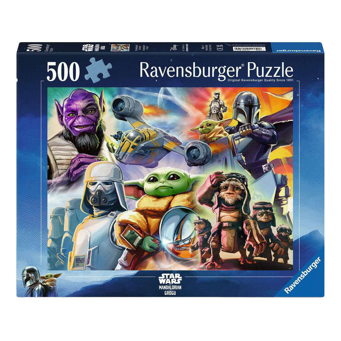 Ravensburger – le Mandalorien et Grogu – puzzle – 500 pièces