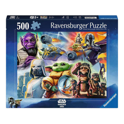 Ravensburger – le Mandalorien et Grogu – puzzle – 500 pièces