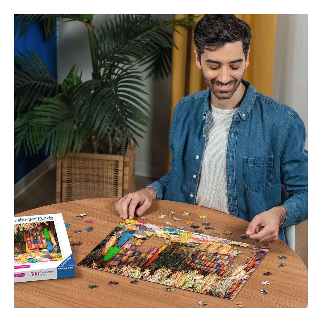 Ravensburger puzzle marchés colorés n° 4 - 500 pcs.