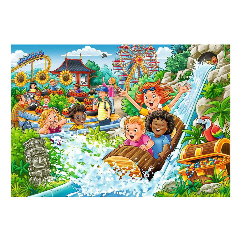 Ravensburger puzzle parc d'attractions 2x24