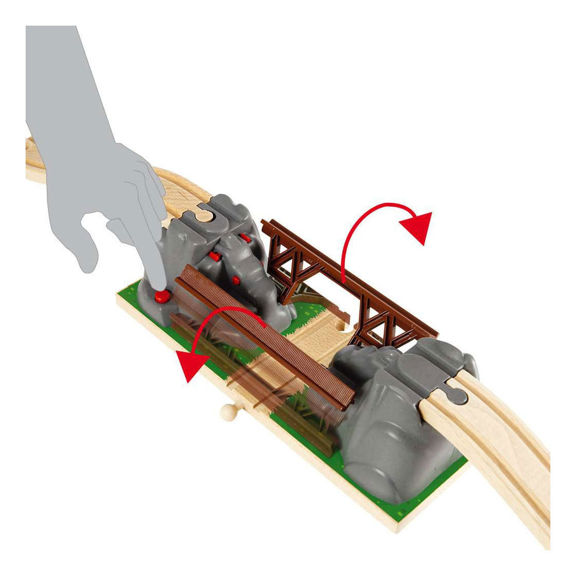 Jouets brio | jouets en bois - pont pliant (33381)
