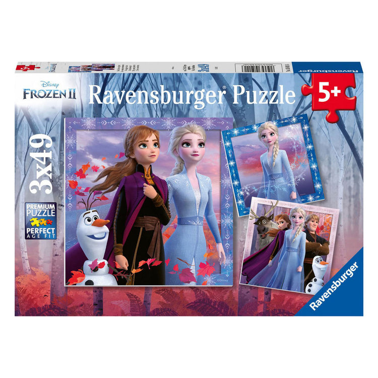 Ravensburger puzzles Disney La Reine des Neiges 2 - 3 x 49 pièces - puzzle enfant