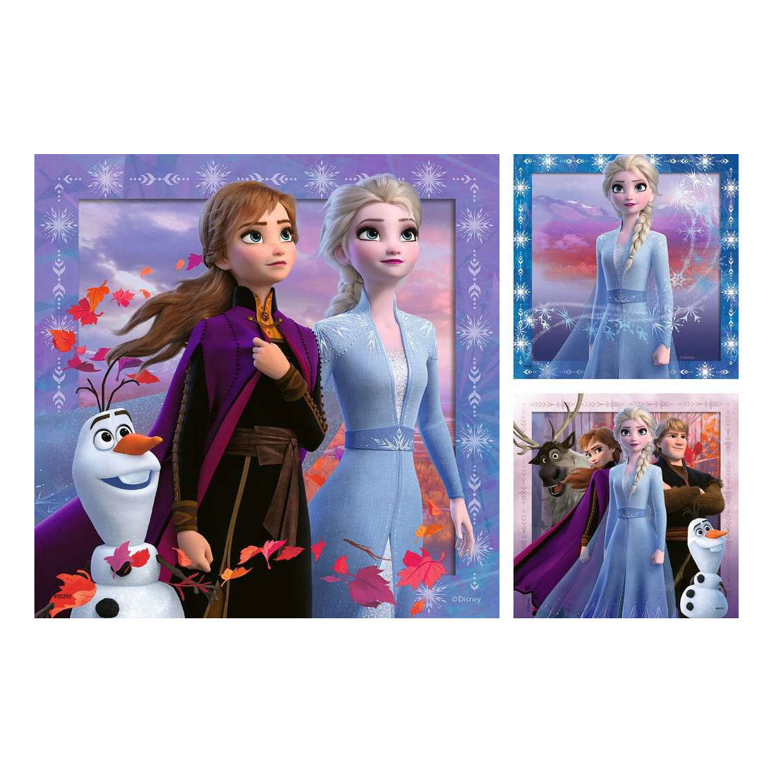 Ravensburger puzzles Disney La Reine des Neiges 2 - 3 x 49 pièces - puzzle enfant