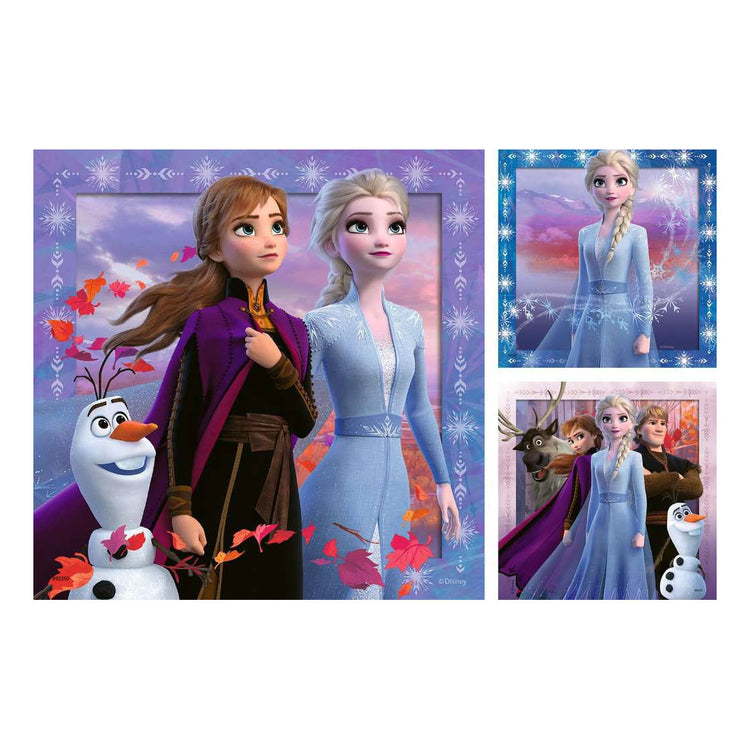Ravensburger puzzles Disney La Reine des Neiges 2 - 3 x 49 pièces - puzzle enfant