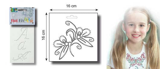 Vaessen creative • pochoir déco hotfix 16x16cm fleur