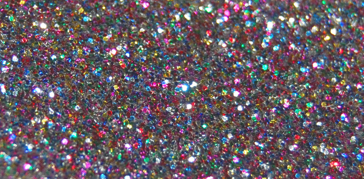 Vaessen creative • blister de transfert de paillettes hotfix 21x14,8cm multi foncé