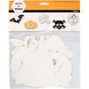 Figurines d'Halloween Creativ company, dim. 25x17 cm, 230 g, blanc, 16 pièces 1 boîte