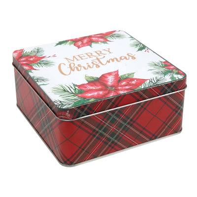 Svenska vivant boîte de rangement fleur de Noël or 15x15x7cm
