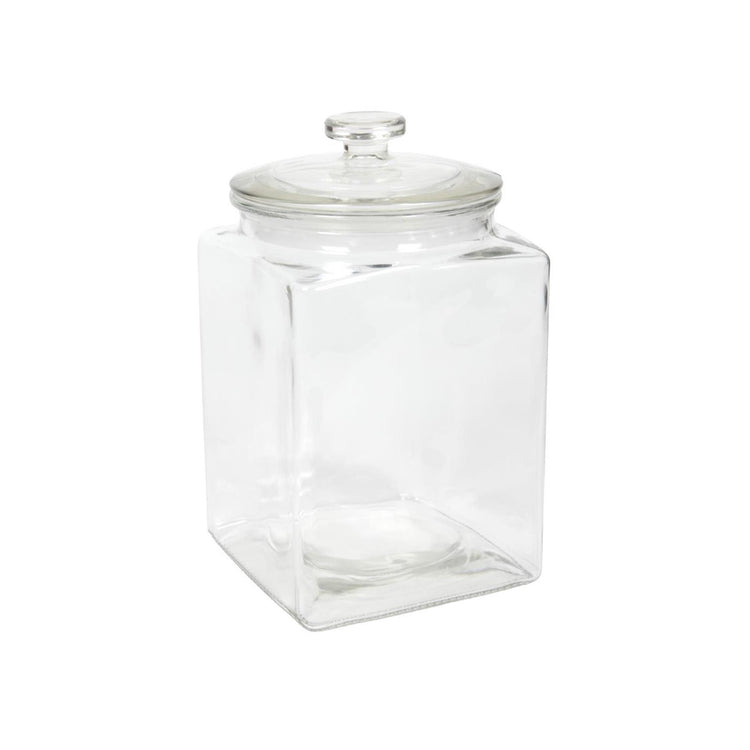 Bouton de pot de conservation carré ø14,4*23,8cm 3l | 3 pièces