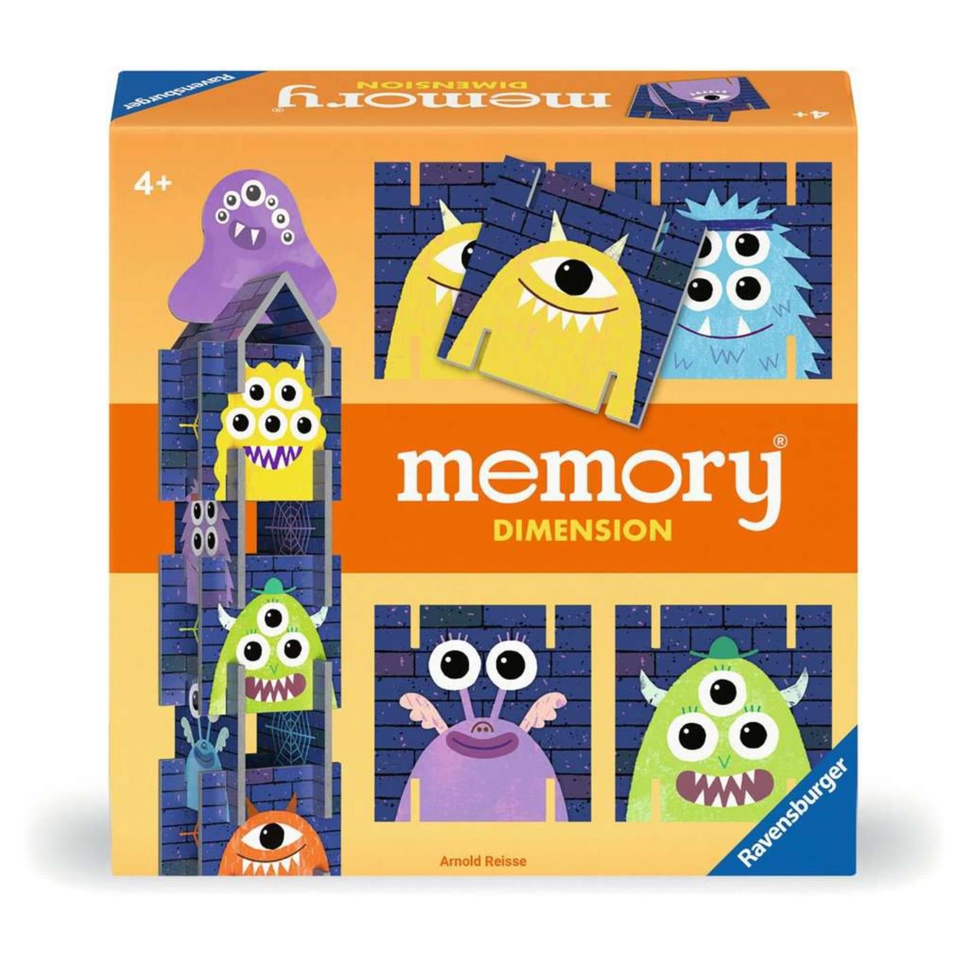 Dimensions du jeu de mémoire de Ravensburger