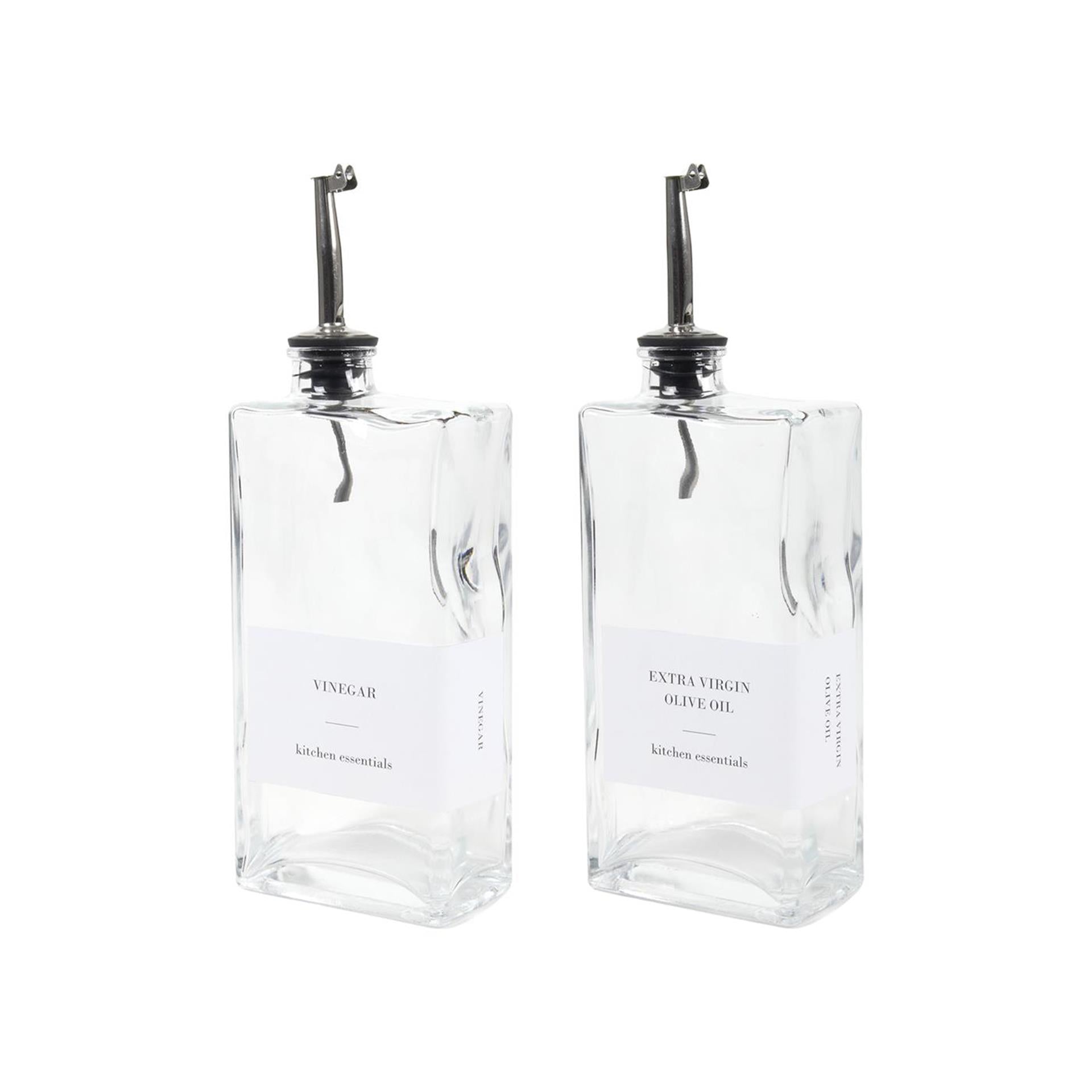 Bouteille d'huile et de vinaigre lot de 2 xl 500ml