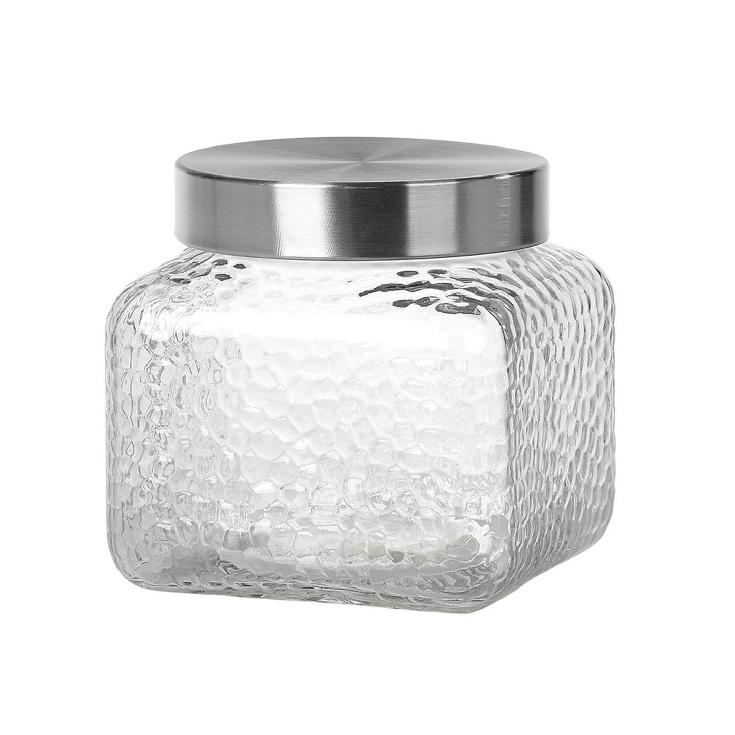Pot de rangement pour ustensiles de cuisine en verre carré 1350ml