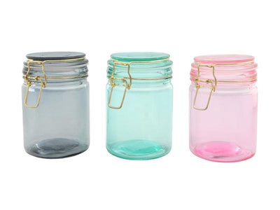 Pot de rangement ustensiles de cuisine verre 750ml ø10x15cm