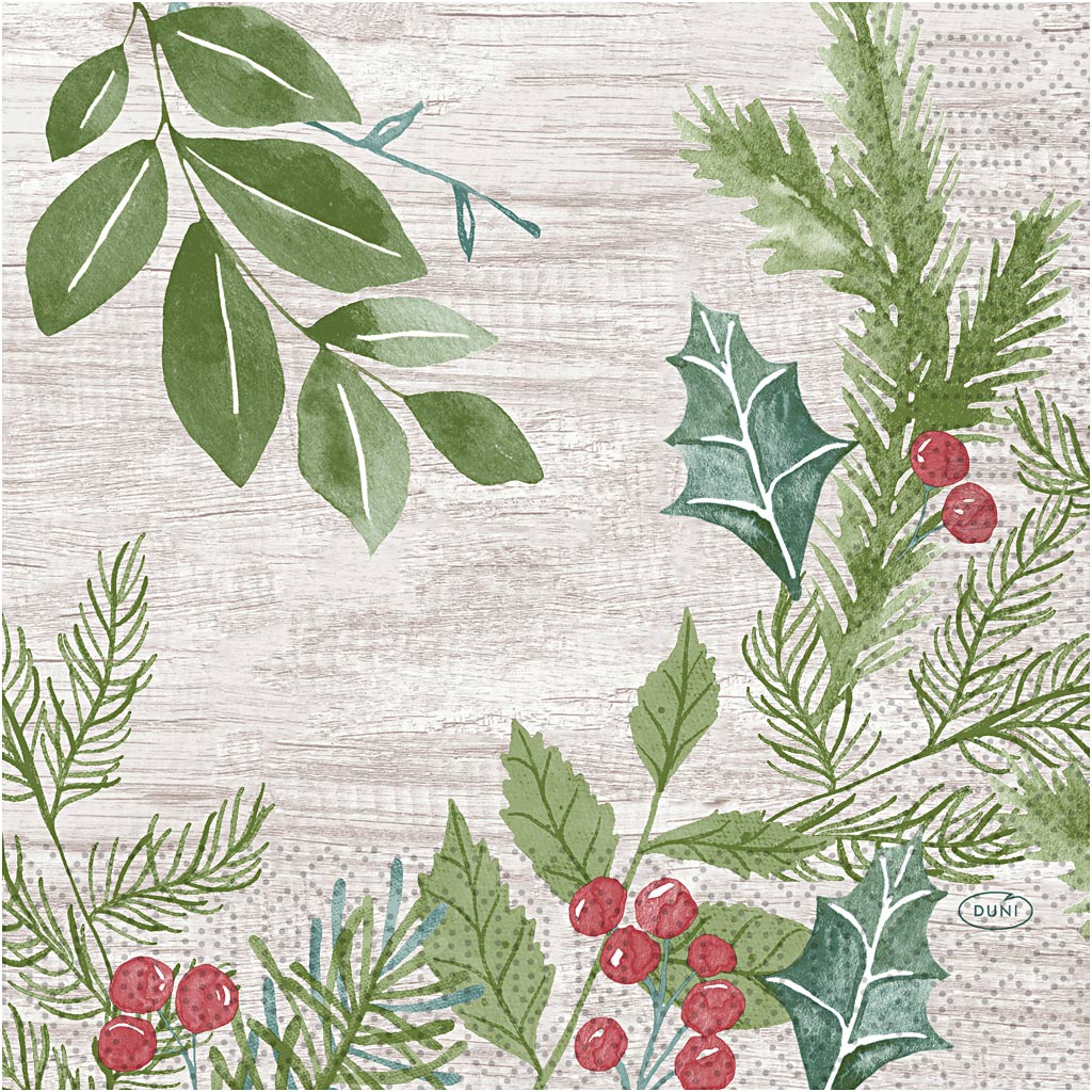 Serviettes Creativ company, dimension 33x33 cm, 20 pièces, 1 boîte