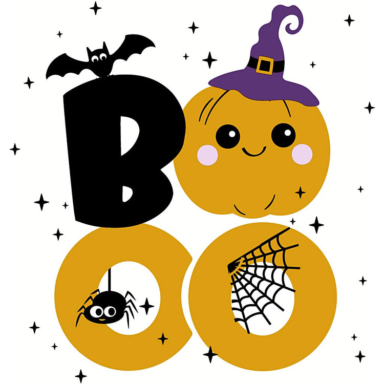 Serviettes Creativ company, boo, taille 33x33 cm, 20 pièces, 20 pièces 1 boîte