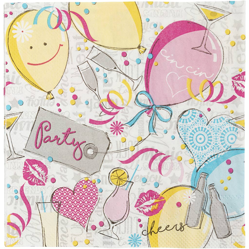 Creativ Company Napkins, AFM 33x33 cm, 20 pièces 1 boîte
