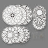 Creativ Company Mobiles avec motif, d 12 + 15 + 18 cm, 300 gr, 3 set 1 boîte