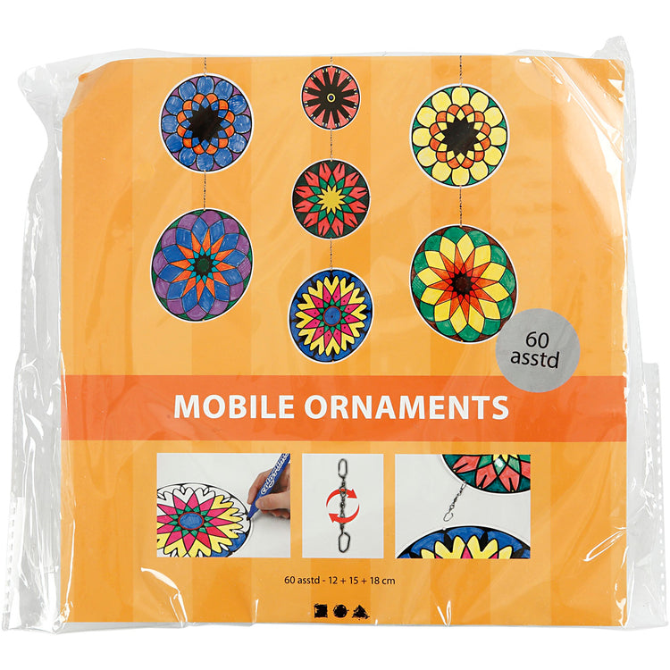Mobiles d'entreprise Creativ avec motif, d 12+15+18 cm, 300 gr, 20 set 1 boîte