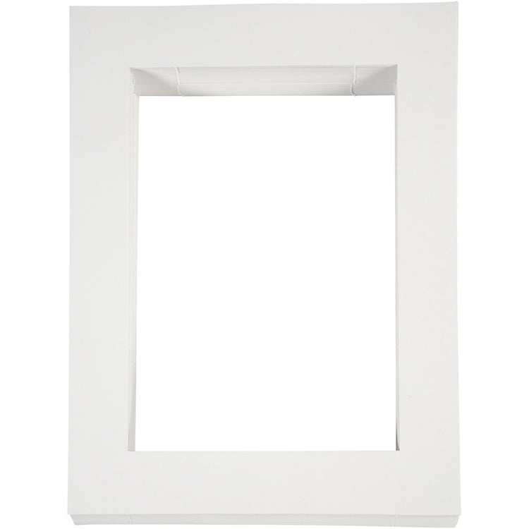 Cadres passe-partout Creativ company, A4, format 28,5x37 cm, 500 gr, blanc, 100 pièces 1 boîte