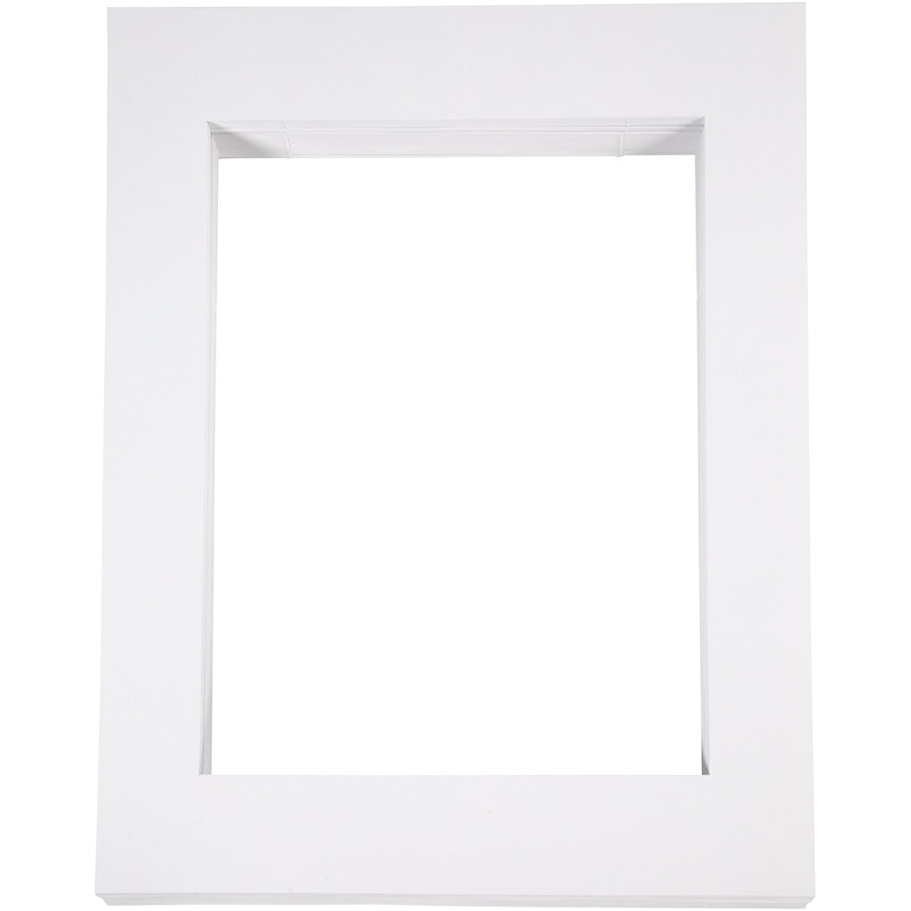 Cadres passe-partout Creativ company, A3, format 40x50 cm, 500 gr, blanc, 100 pièces 1 boîte