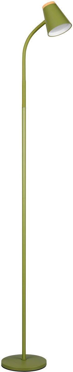 Rl live your light reality pongo - lampadaire - vert - incl. 1x SMD 4,5 W - flexible - circuit imprimé LED haute tension - non dimmable