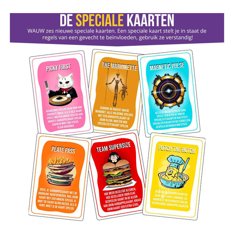 Pommes de terre frites jeu de cartes de pommes de terre frites édition frieuse (NL)
