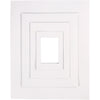 Cadres passe-partout Creativ company, a3, a4, a5, a6, taille 13,4x18,9+19,7x27,9+28,3x36,6+39,5x49,6 cm, 500 g, blanc, 4x100 pièces 1 boîte