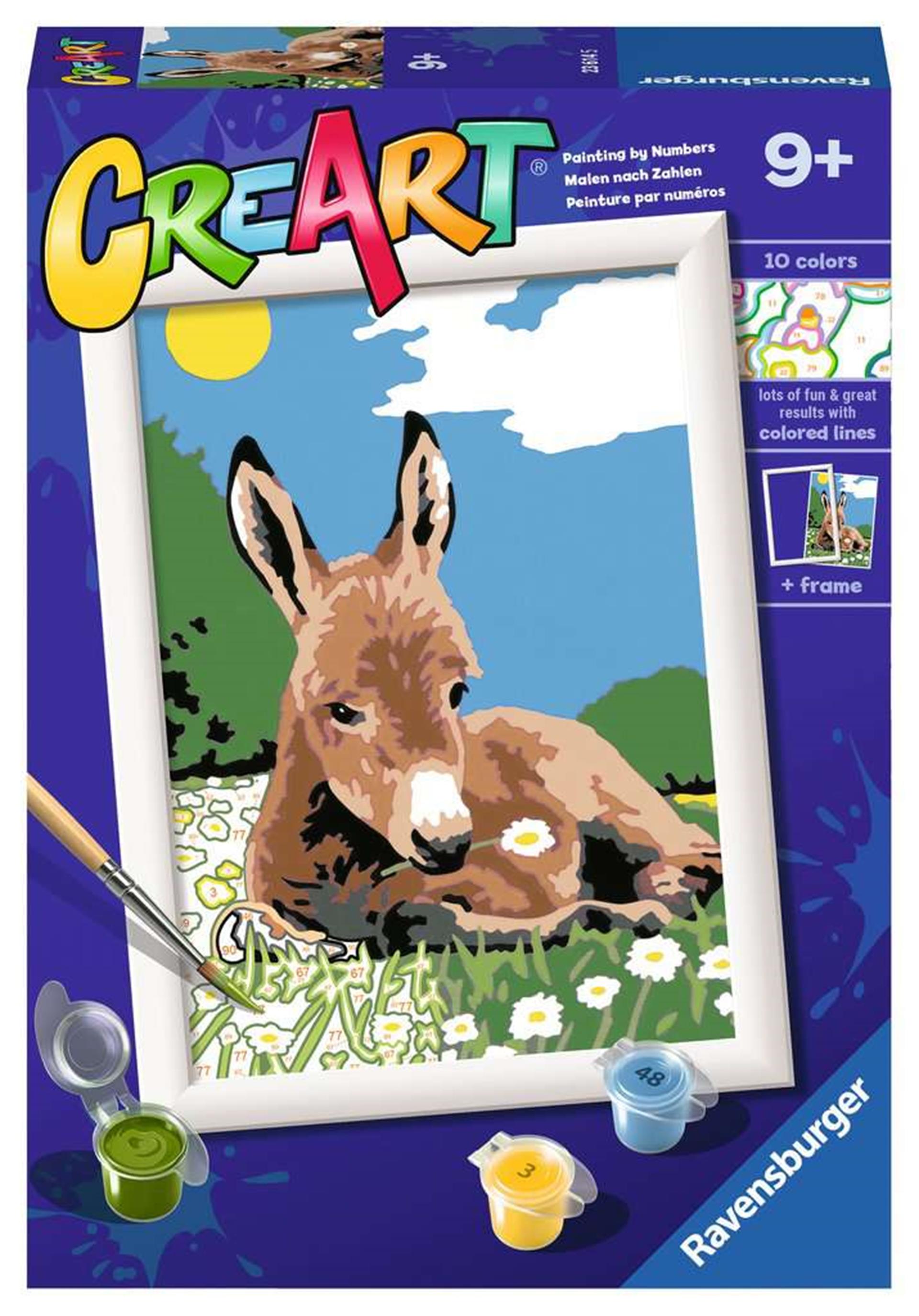 Ravensburger Creart peinture sur le numéro Klein Ezeltje