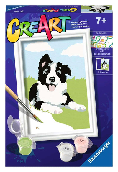 Ravensburger Creart peinture sur le numéro Border Collie
