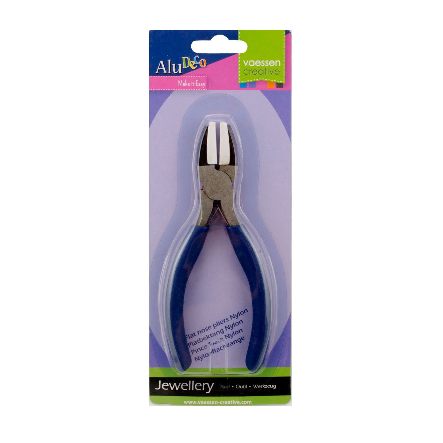 Vaessen creative • pince à bec plat avec nylon