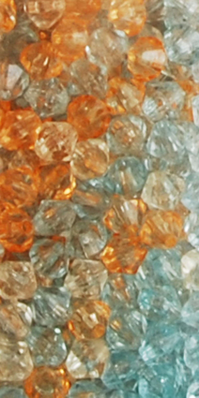 Perles diamant acryliques sans marque 4mm 17g assorties
