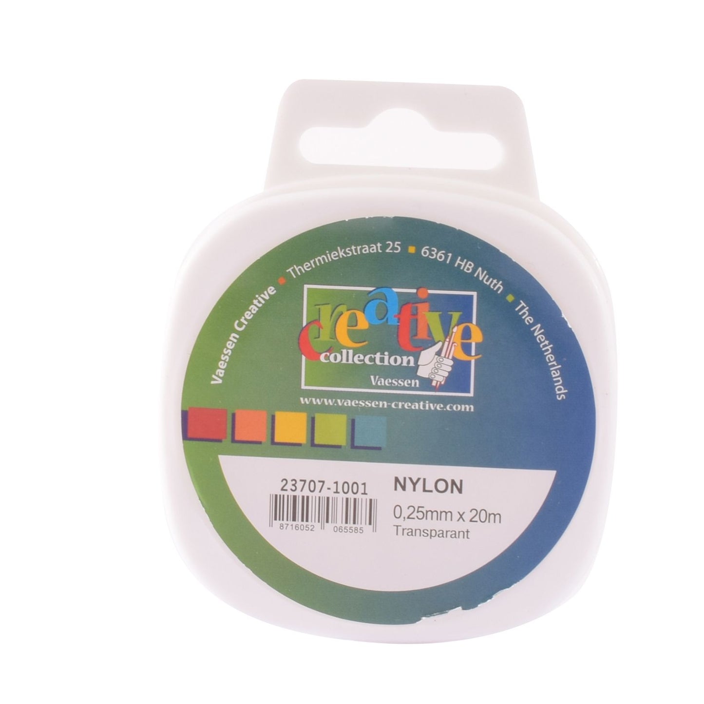 Vaessen creative • fil nylon 0,25mmx20m transp.
