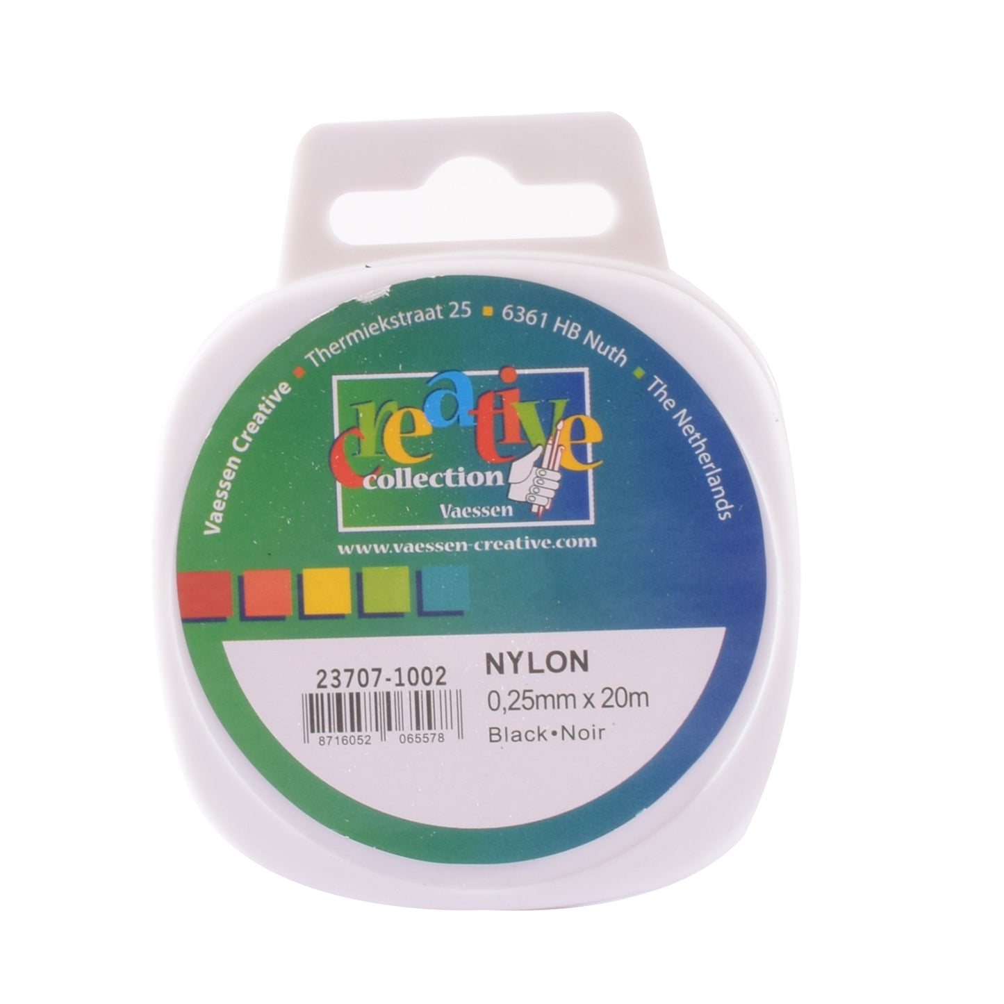 Vaessen creative • fil nylon 0,25mmx20m noir