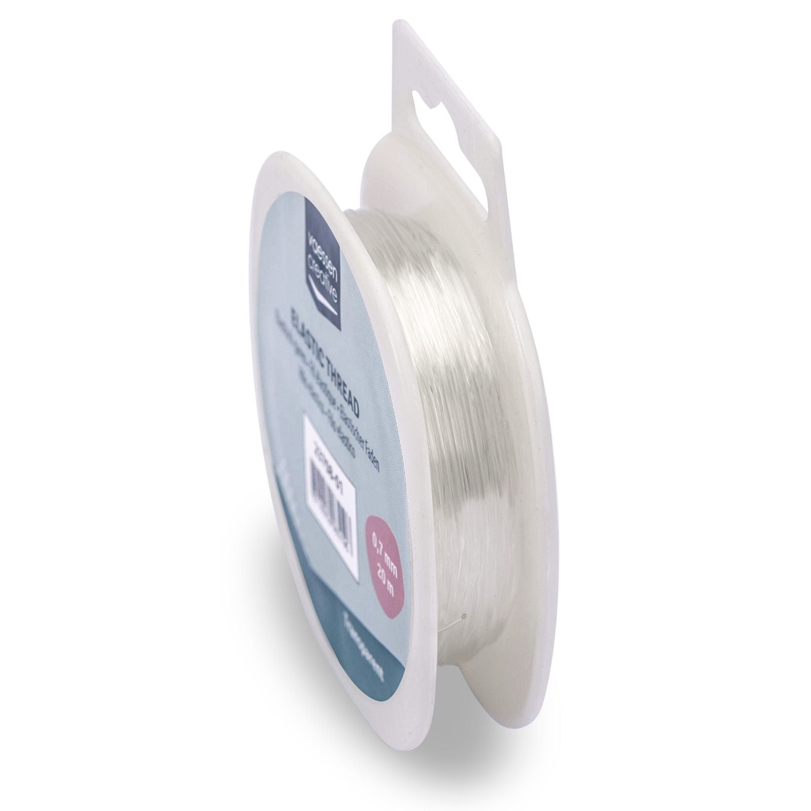 Vaessen creative • fil élastique transparent 0,7mm