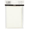 Enveloppes pour cartes d'entreprise Creativ, format carte 10,5x15 cm, format enveloppe 11,5x16,5 cm, blanc cassé, 10 jeux 1 boîte