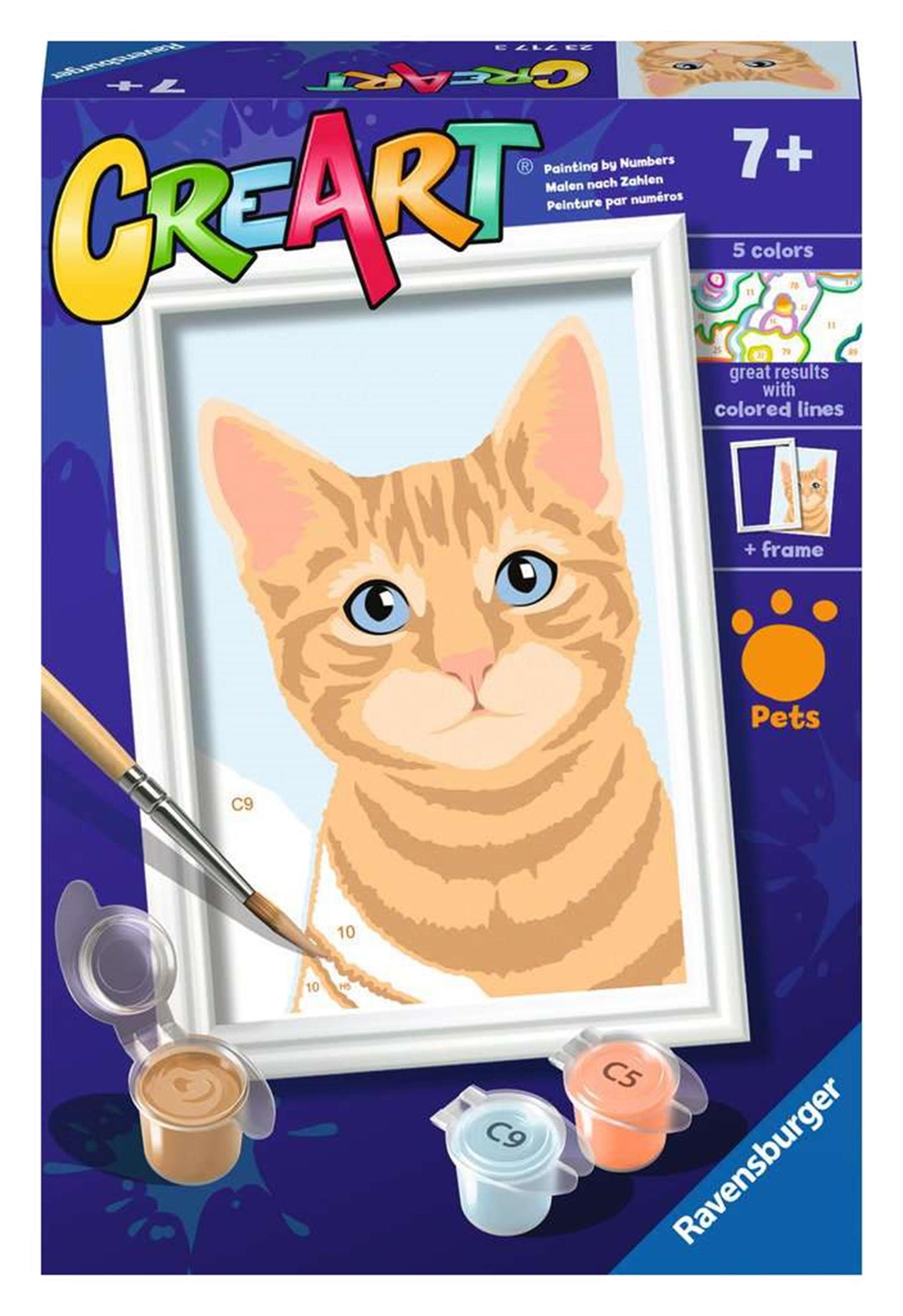 Ravensburger Creart peinture sur le numéro Oranje Tabby