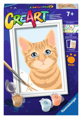 Ravensburger Creart peinture sur le numéro Oranje Tabby - afbeelding 1